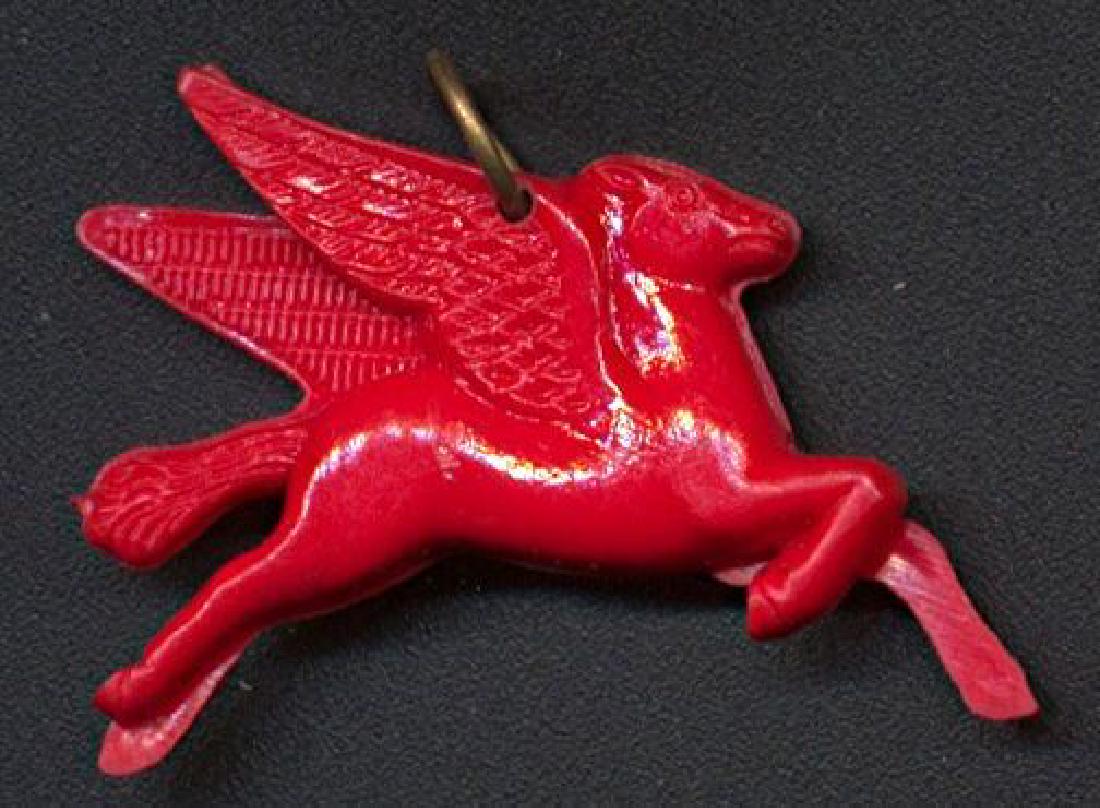 Mobil Oil Pegasus Flying Horse Charm with Brass Loop (1 of 1)