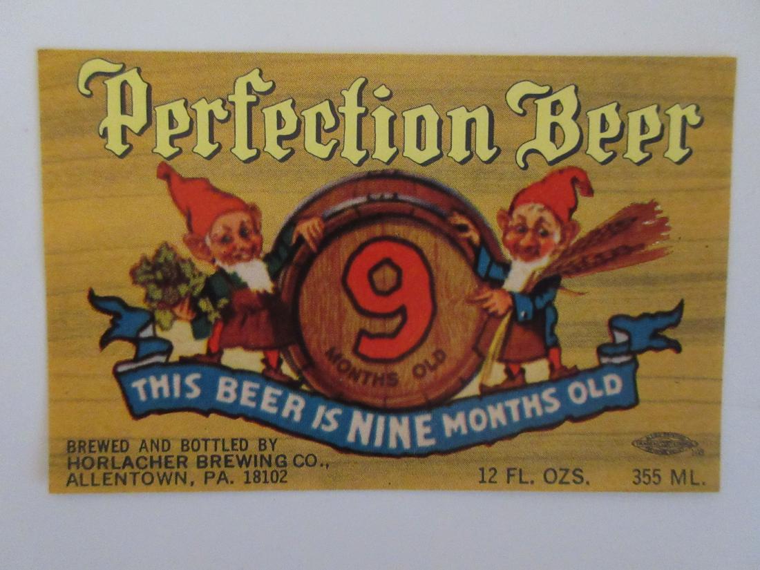 Perfection Beer Label. c.1960's (1 of 1)