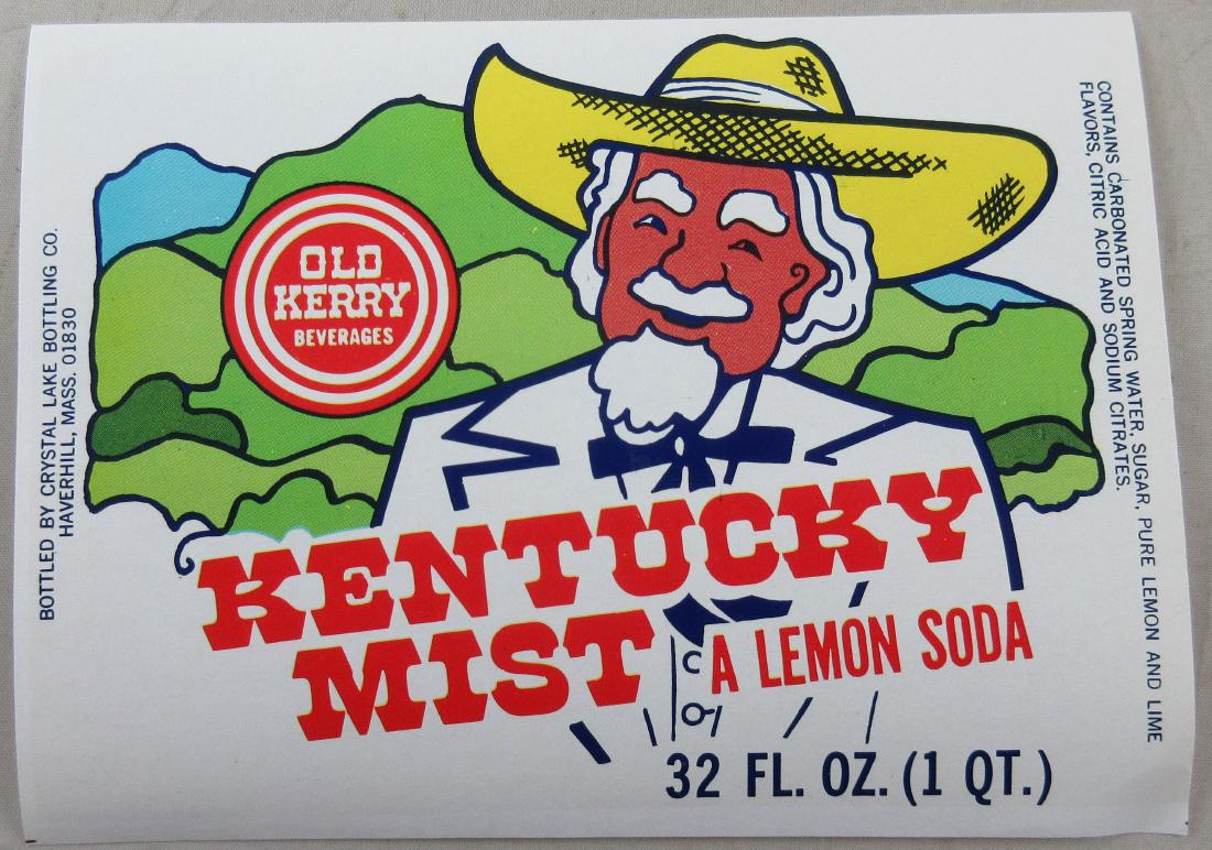 Uncommon Kentucky Mist Lemon 32 oz. Soda Bottle Label (1 of 1)