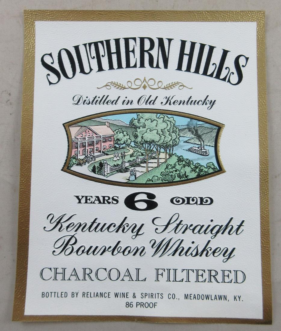Southern Hills Kentucky Straight Bourbon Whiskey label. (1 of 1)