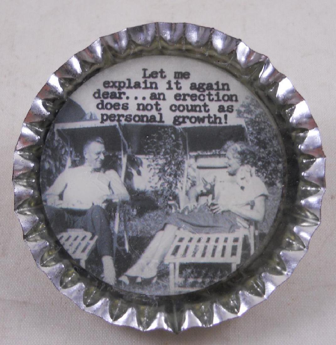 Adult Trash Talk Bottle Cap Pin. New in package. (1 of 2)
