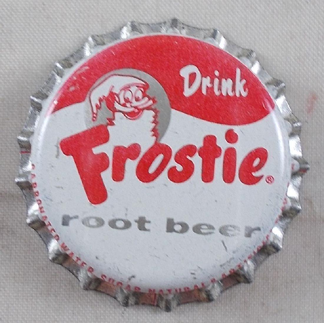 Frostie Root Beer Cork Lined Bottle Cap with Frostie (1 of 2)