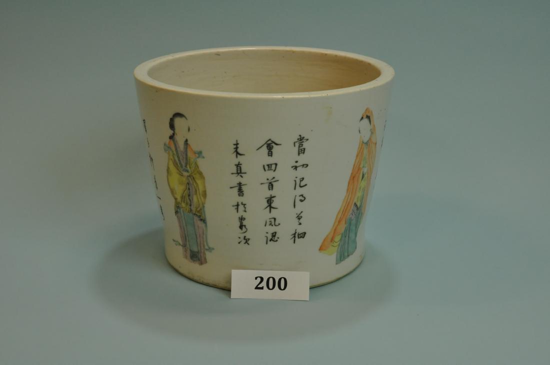 Antique Chinese Porcelain Planter (1 of 6)