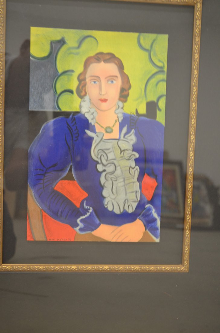 Henri Matisse. Madame L.D. La Blouse Bleue (1 of 1)