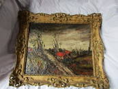 20th Century French school oil on canvas, indistinctly