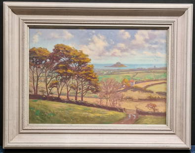 Arthur Orum Original Oil On Canvas: Title: Arthur Orum Original Oil On Canvas Description:  9493 - Framed Original oil on canvas by the Late American artist Arthur Orum 1956-2023. This lovely landscape coastal scene is f