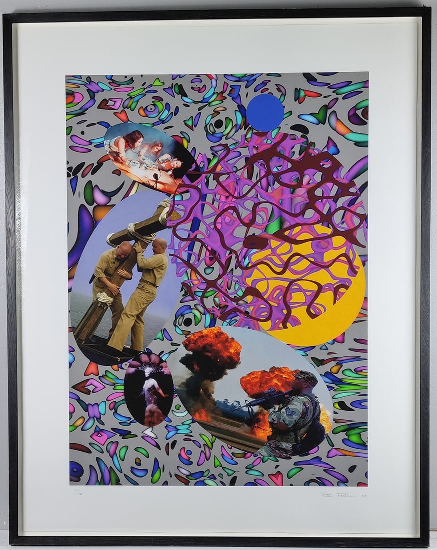 Peter Phillips No.1 of Only 15 Screenprint In Colours Published. Signed: Title: Peter Phillips No.1 of Only 15 Screenprint In Colours Published. Signed Description: 2296 - Signed screenprint in colours by the English artist Peter Phillips. This is number 1