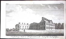 Herts Cassiobury Park Watford Rare Georgian Copper Antique 1776 Engraving-149.