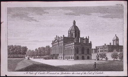 Castle Howard Yorkshire Rare 1776 Georgian Copper Plate Antique Engraving-17