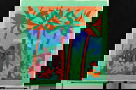 Gerry Baptist Original Painting, Titled "The Garden of Eden"