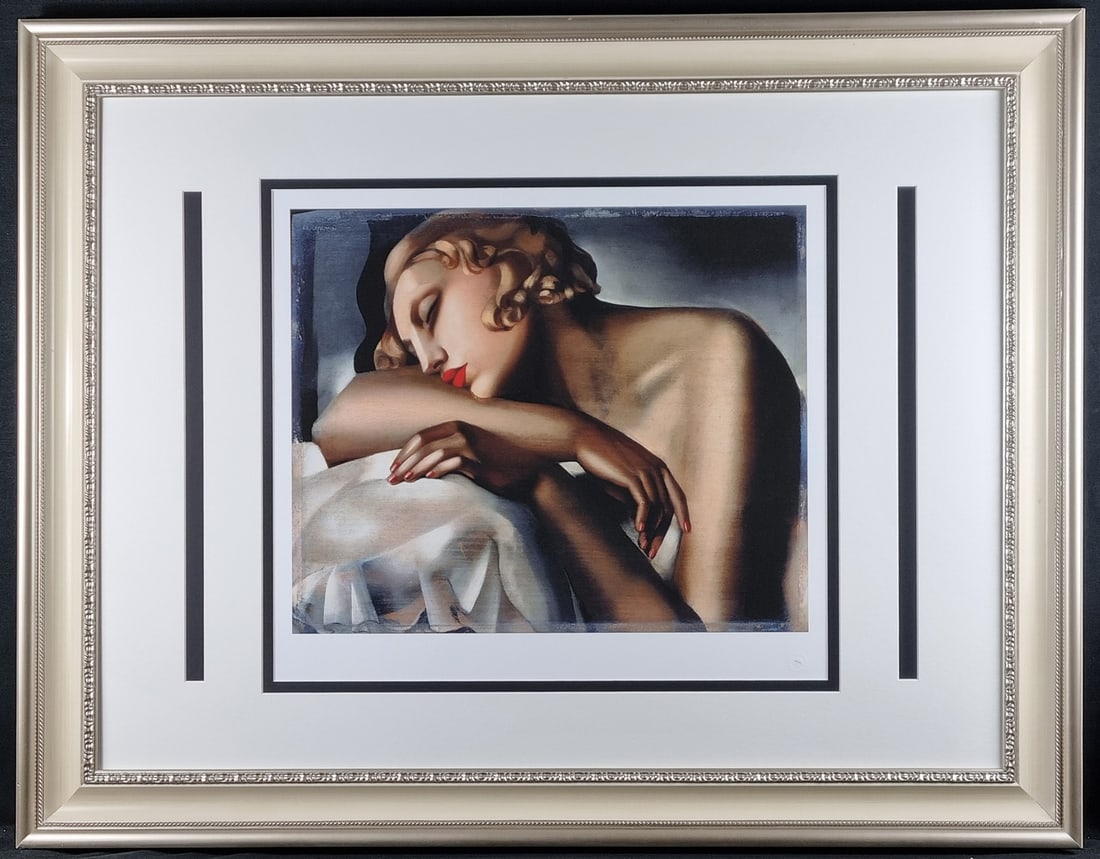 Tamara De Lempicka Limited Edition With Signed Estate (New York) Authentication Certificate: Title: Tamara De Lempicka Limited Edition With Signed Estate (New York) Authentication Certificate Description: 2224 - Fully authenticated Tamara de Lempicka (1898-1980) rare limited