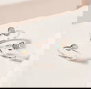 New! Set of 3 Ethiopian Welo Opal Stackable Ring Sterling Silver