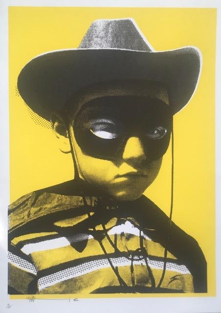 Paul Insect (B 1971) Big Head, Signed Limited Edition Screen Print, Published By Pictures On Wall... (1 of 9)