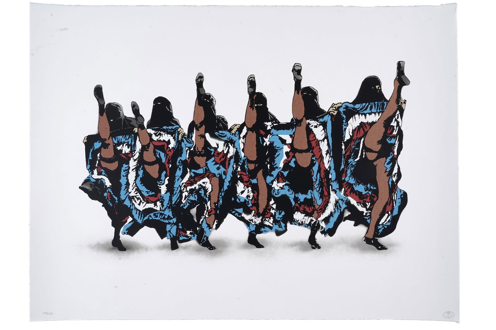 Nick Walker (b 1969) ‘Coran-Can’, Large Screenprint Editioned, Signed With COA, 2010: Title: Nick Walker (b 1969) ‘Coran-Can’, Large Screenprint Editioned, Signed With COA, 2010 Description: NICK WALKER (b 1969) ‘CORAN-CAN’, Large Screenprint E