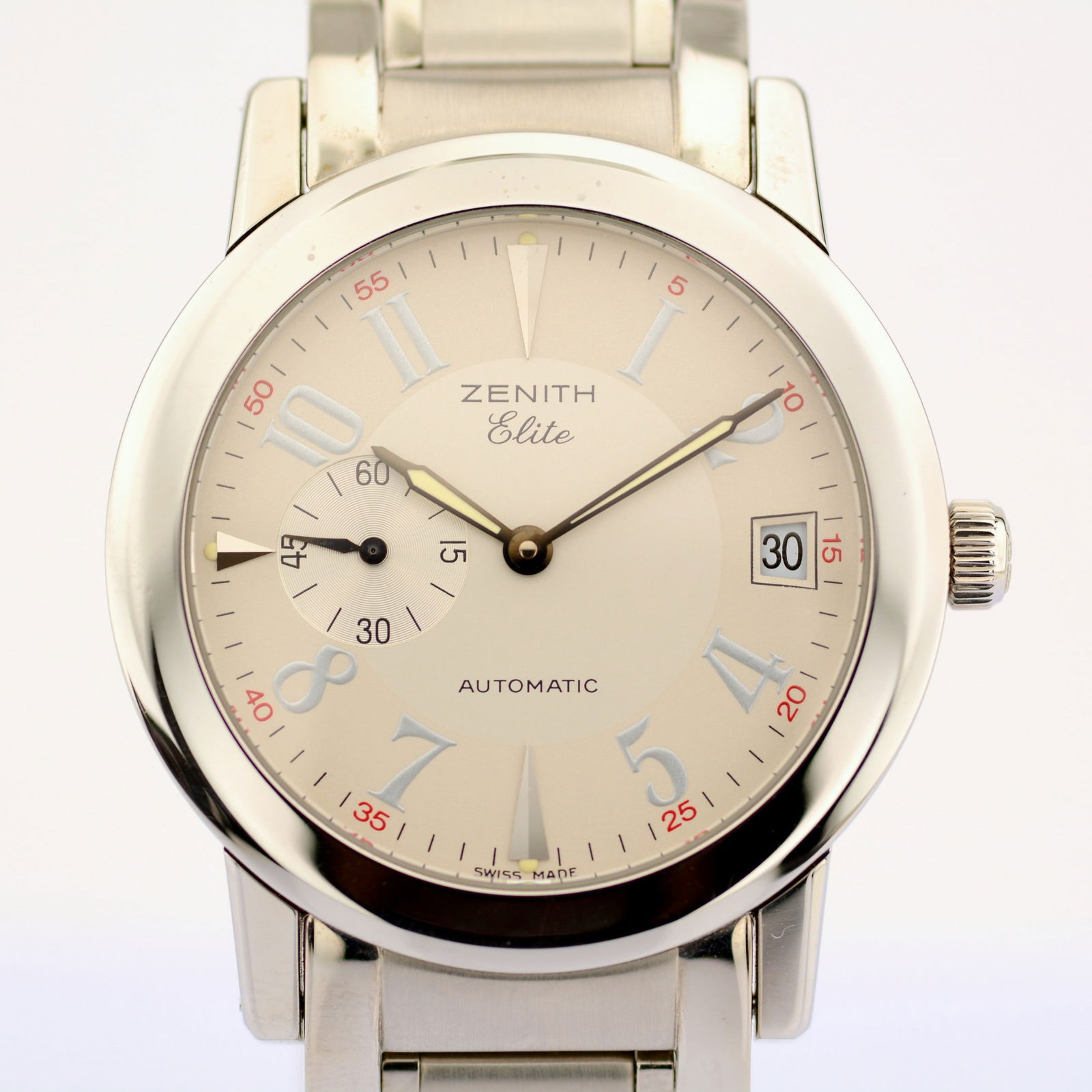 Zenith / Elite Port Royal V - Gentleman's Steel Wristwatch (1 of 9)