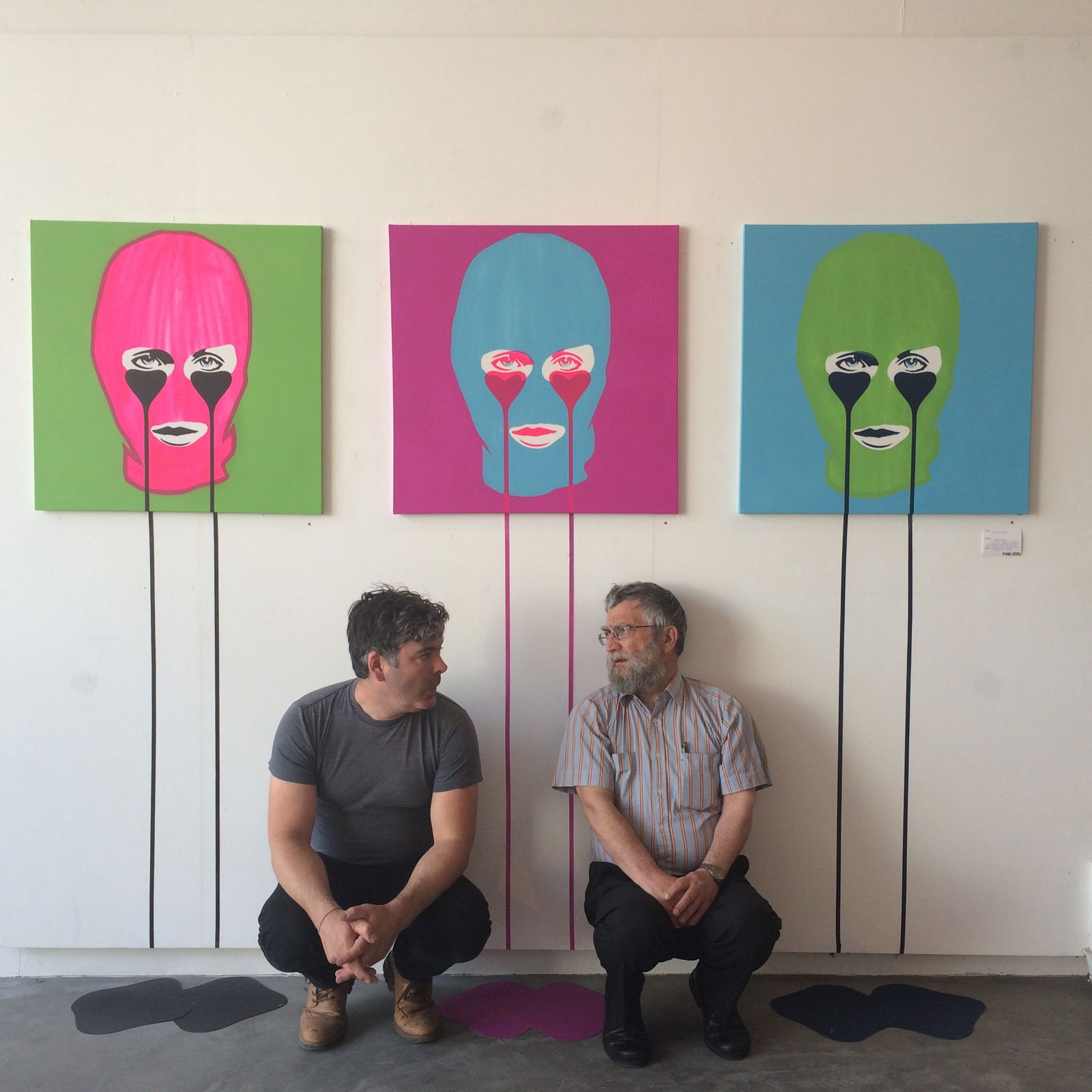 Pure Evil Pussy Riot Tribute (Nadya Behind The Mask): Title: Pure Evil Pussy Riot Tribute (Nadya Behind The Mask) Description: Pure Evil is one of the most important Street Artists from London ass not only was he amongst Banks