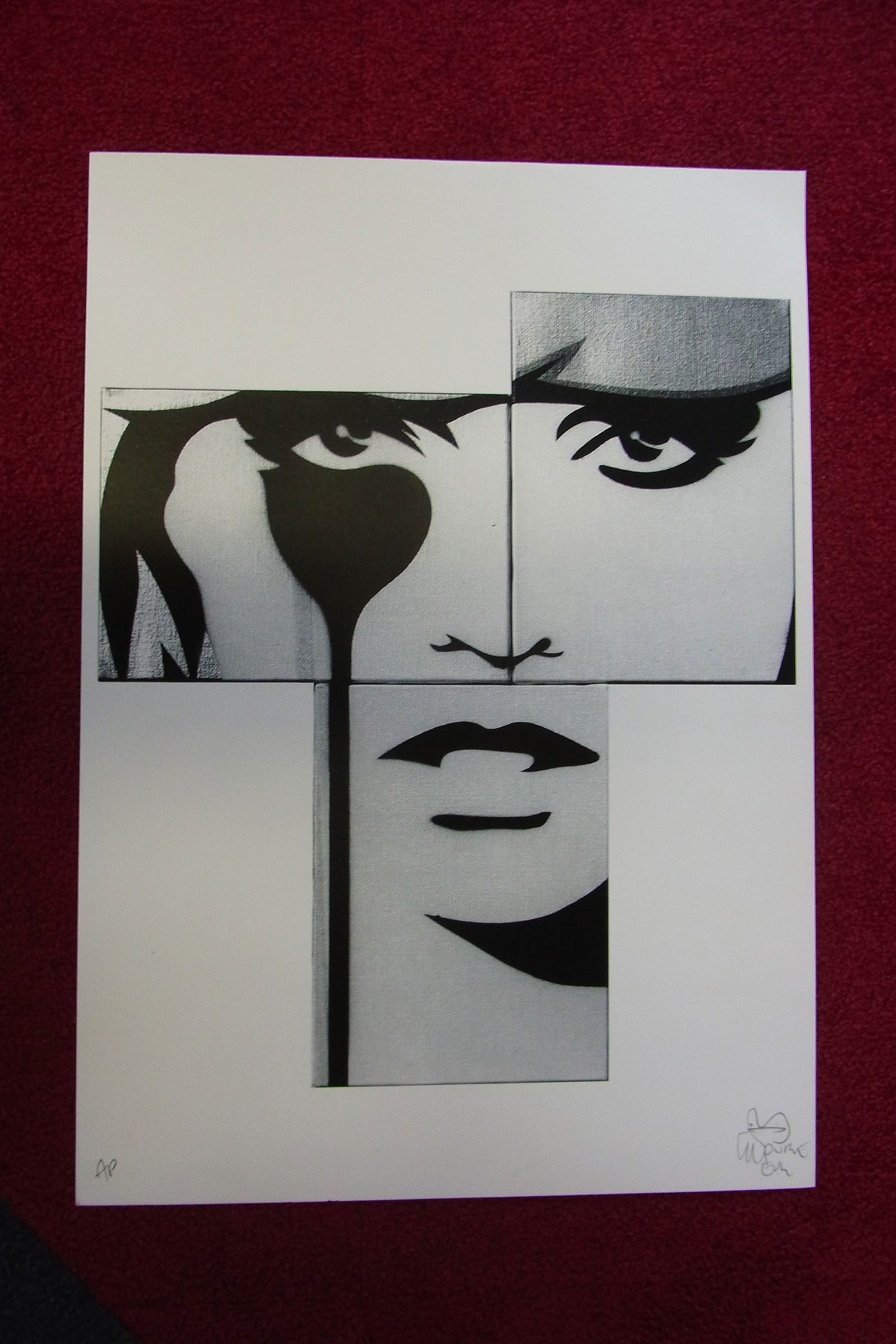 Pure Evil Signed & Numbered Limited Edition Blondie Free Post Worldwide: Title: Pure Evil Signed & Numbered Limited Edition Blondie Free Post Worldwide Description: Pure Evil, one of the most important of the Street Artists, who worked with
