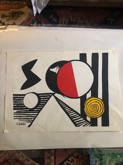 Alexander Calder Numbered Print. (1 of 3)