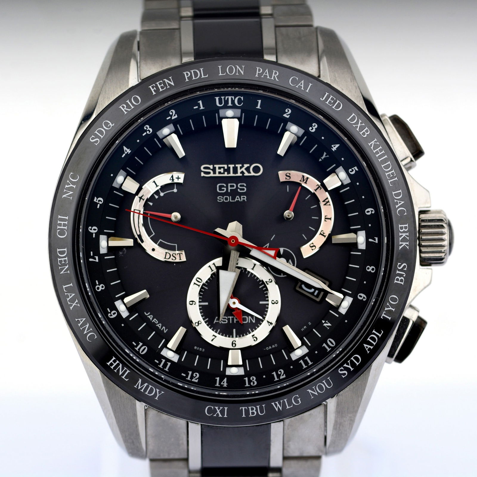 時計 Seiko pilot chronograph 200m 7T62-0EB0 Seiko Flightmaster Pilot Chronograph Alarm Watch 7T62-0EB0