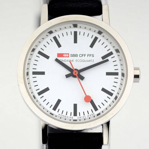 Title: Mondaine Sbb Cff Ffs Official Swiss Railway Watch (unworn