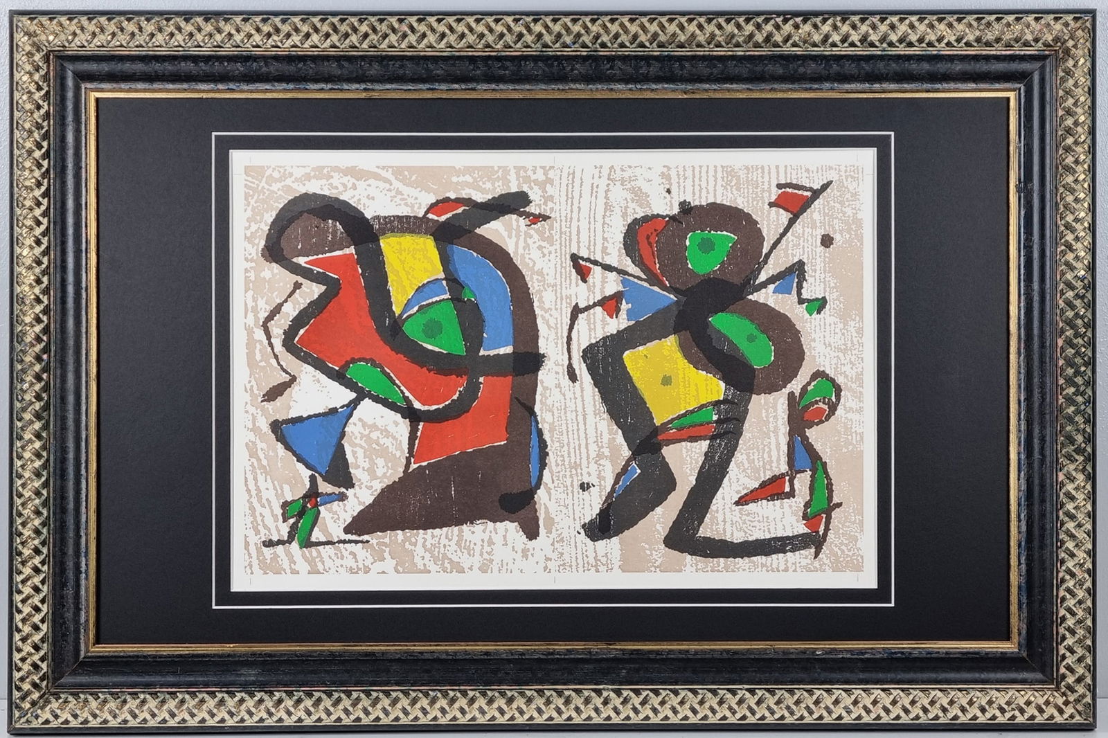 Joan Miro (Spanish-1893-1983) Rare Uncut Proof Print. (1 of 10)