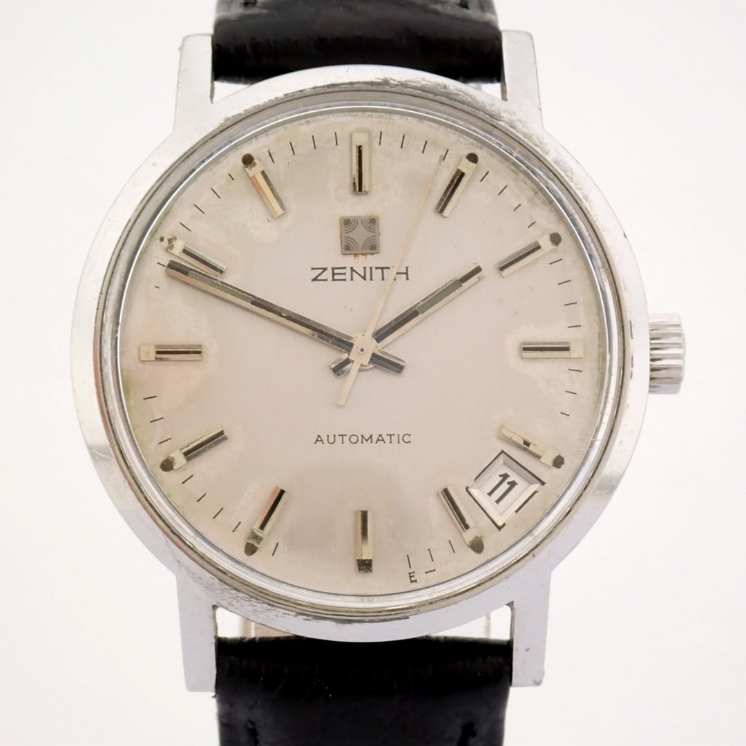 Zenith / Vintage - Gentlemen's Steel Wrist Watch: Title: Zenith / Vintage - Gentlemen's Steel Wrist Watch Description: Brand : Zenith Model : Vintage Gender : Men Movement : Automatic