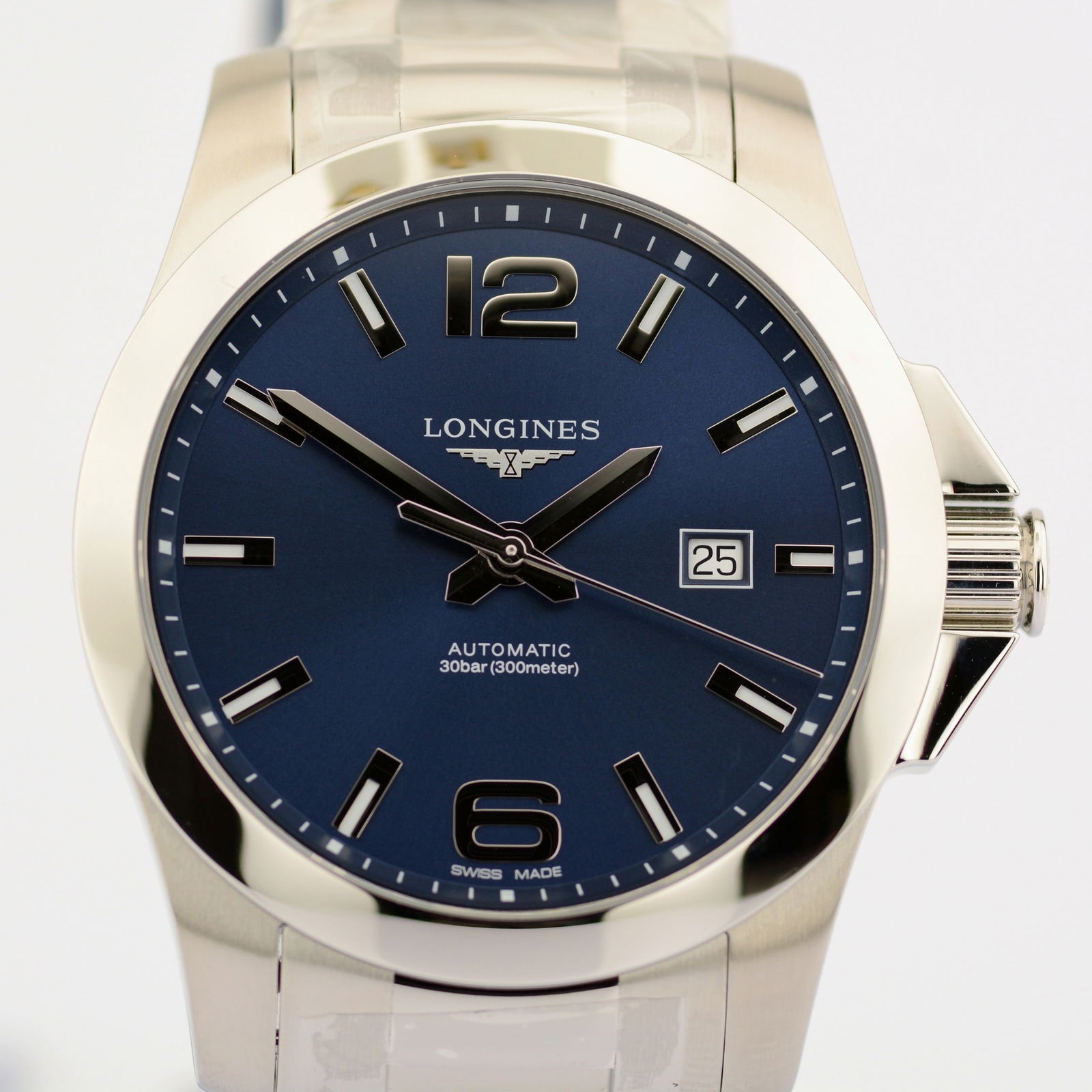 Longines / Conquest L3.778.4 - Gentlemen's Steel Wristwatch: Title: Longines / Conquest L3.778.4 - Gentlemen's Steel Wristwatch Description: Brand : Longines Model : Conquest L3.778.4 Gender : Men