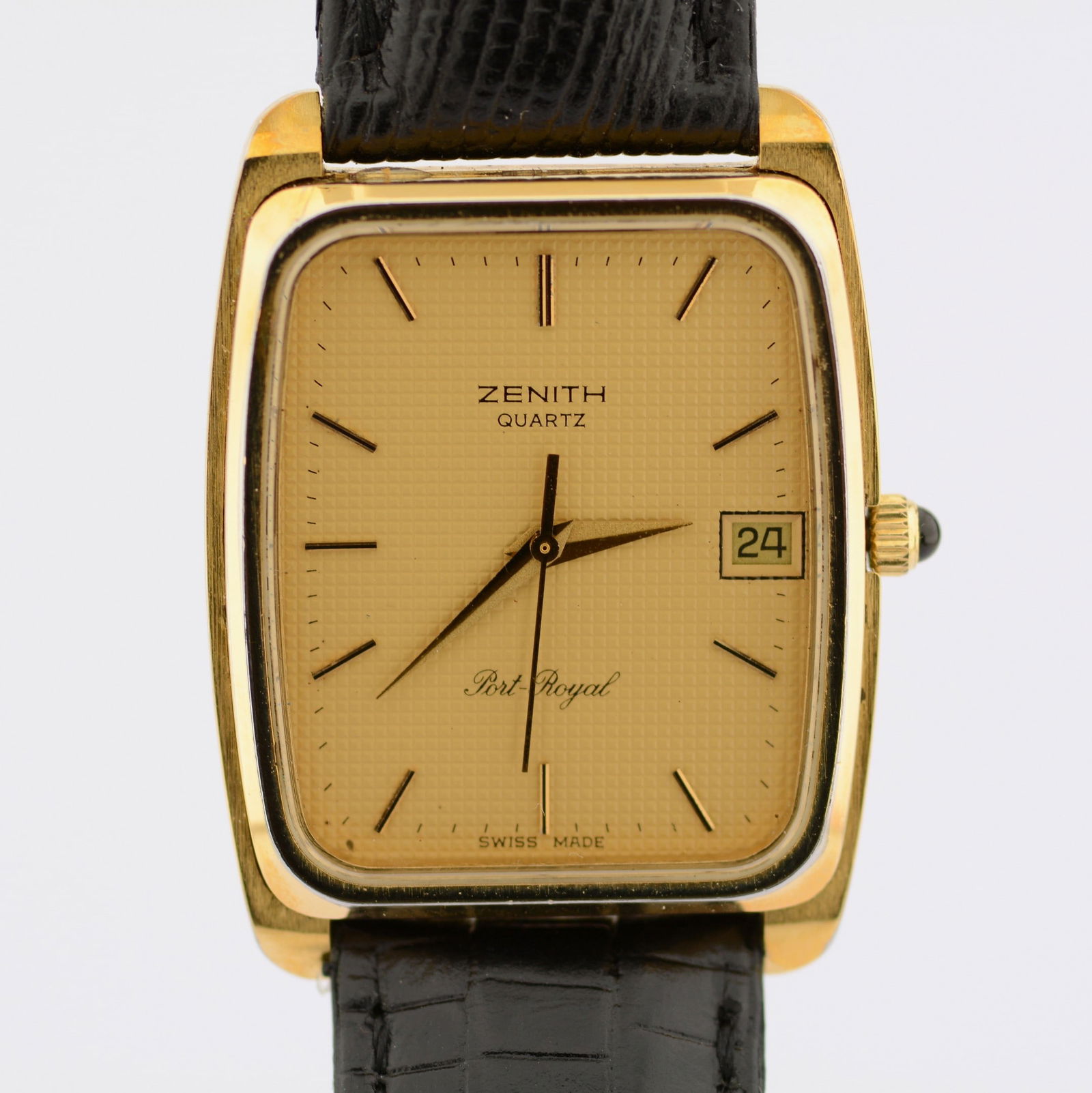 Zenith / Port - Royal Date - Gentlemen's Steel Wristwatch: Title: Zenith / Port - Royal Date - Gentlemen's Steel Wristwatch Description: Brand : Zenith Model : Port - Royal Date Gender : Men Mov