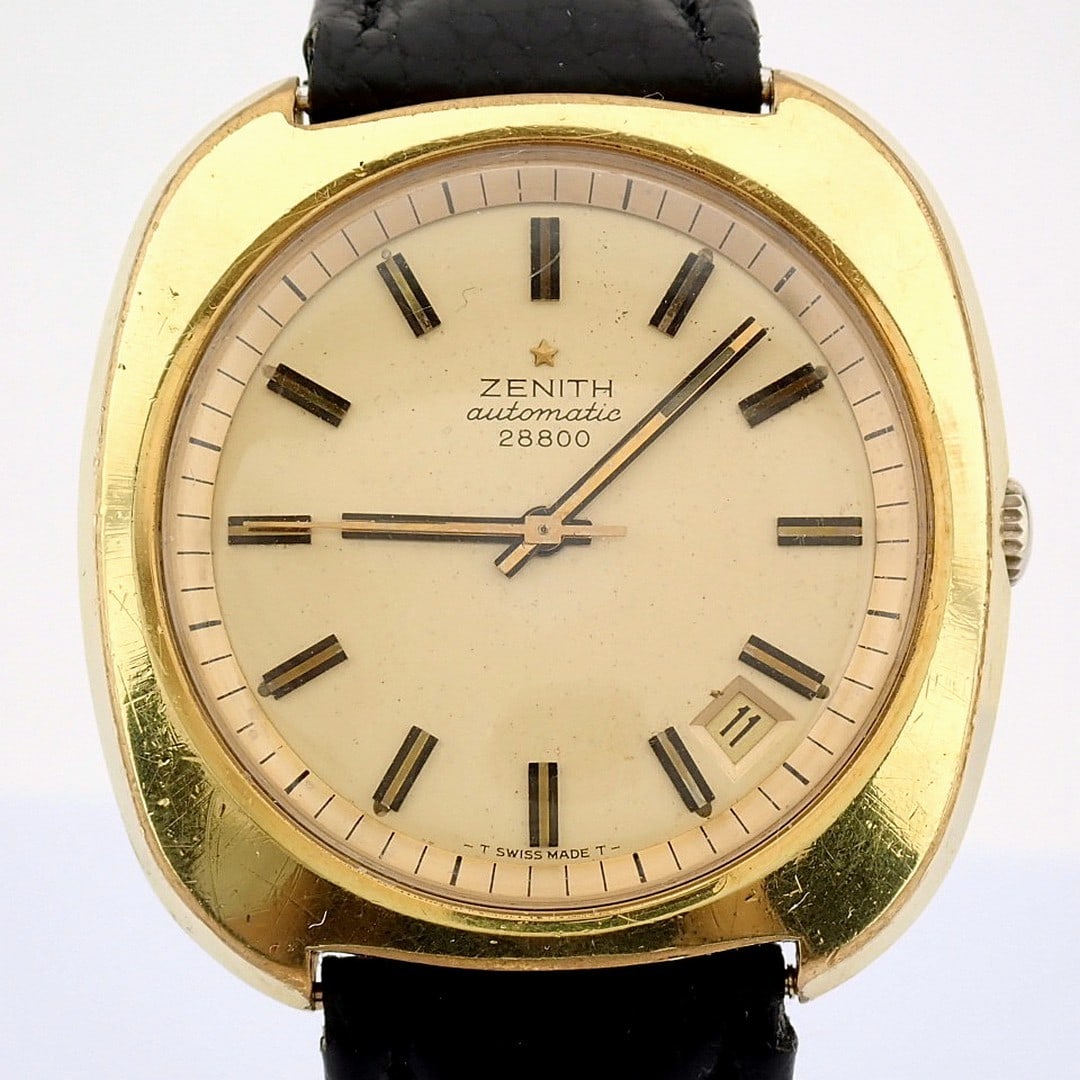 Zenith / 28800 Automatic - 40mm - Gentlemen's Steel Wrist Watch: Title: Zenith / 28800 Automatic - 40mm - Gentlemen's Steel Wrist Watch Description: Brand : Zenith Model : 28800 Automatic - 40mm Vintage Gender : Men
