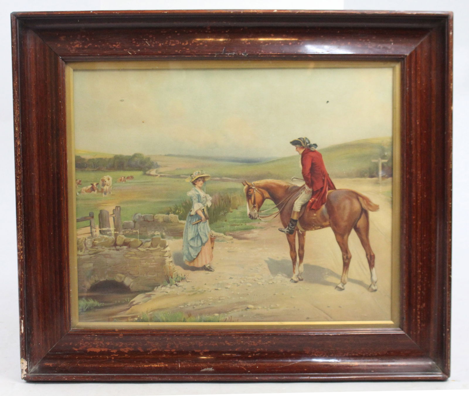 Early 20th Century Georgian Revival Print â€“ Framed and Glazed (1 of 2)