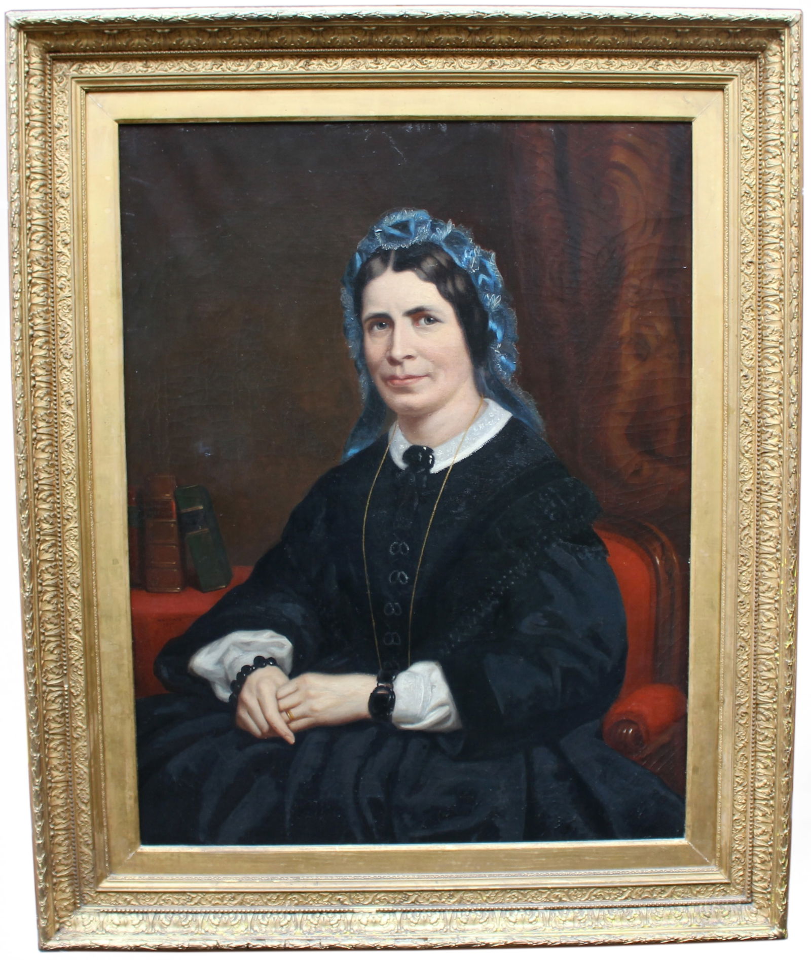 Large and Impressive Victorian Portrait by W.R. Waters, Dated 1877 (1 of 6)