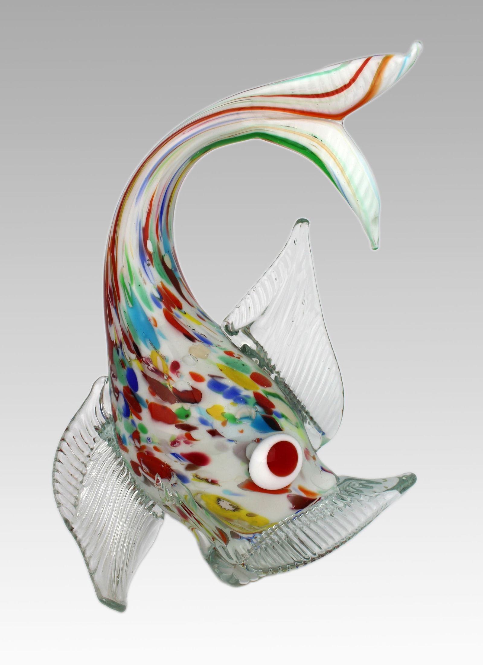 Murano Style Art Glass Fish Sculpture (1 of 3)