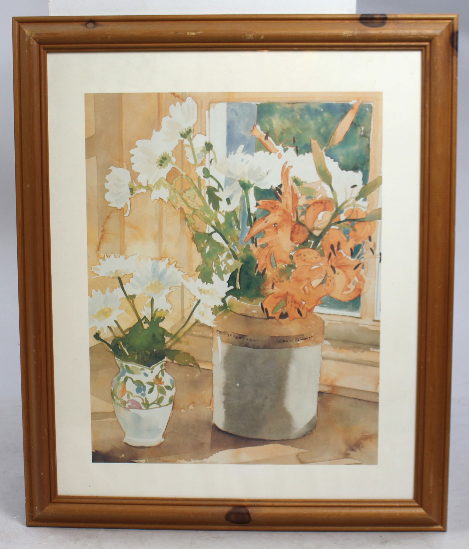 Vase of Flowers Print Framed (1 of 3)