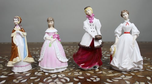 Collection of 4 Royal Worcester Figurines (1 of 3)