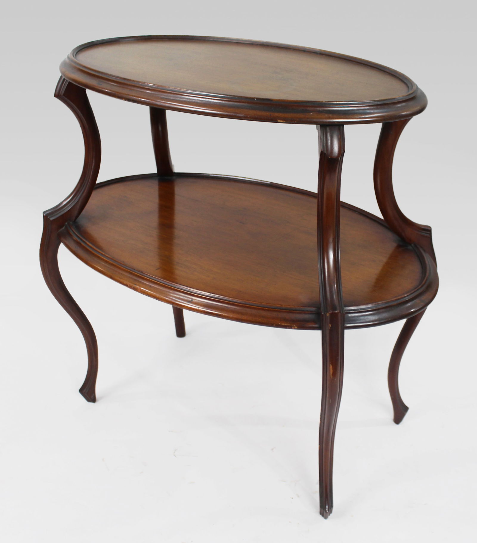 Vintage Two Tier Mahogany Table (1 of 5)