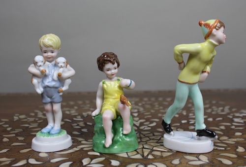 Collection of 3 Royal Worcester Day of the Week Figurines (1 of 3)