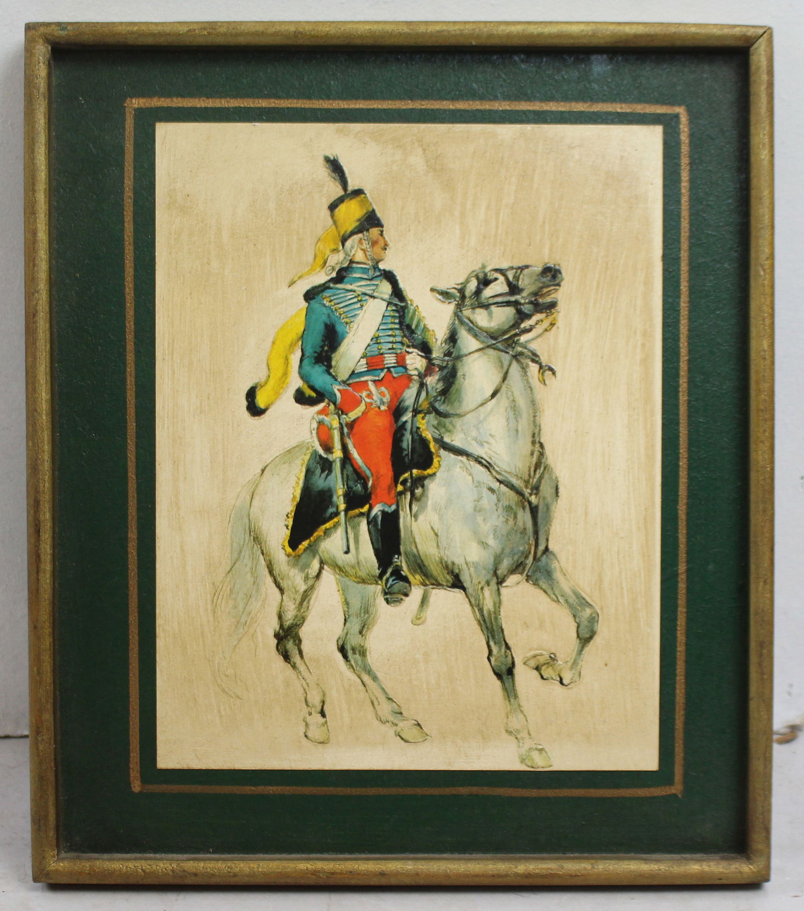 Framed Raised Cavalry Military Print (1 of 3)