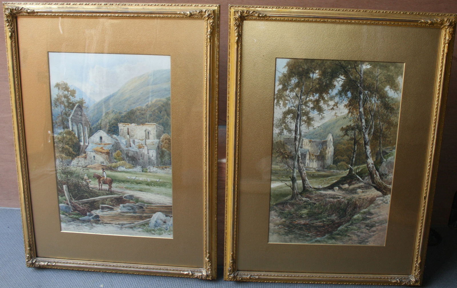 Pair of Victorian Watercolours by Henry Pope (British, 1843â€“1908) (1 of 13)