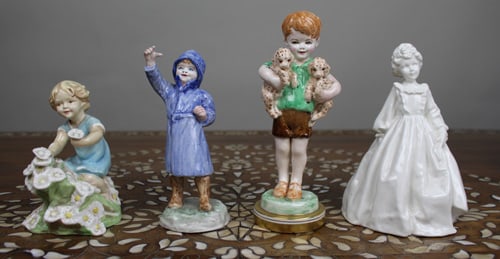 Collection of 4 Royal Worcester Figurines (1 of 3)