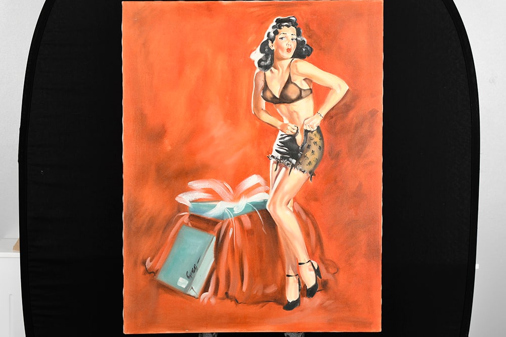 Joel Kirk Oil On Canvas "Tight Fit" (1 of 5)