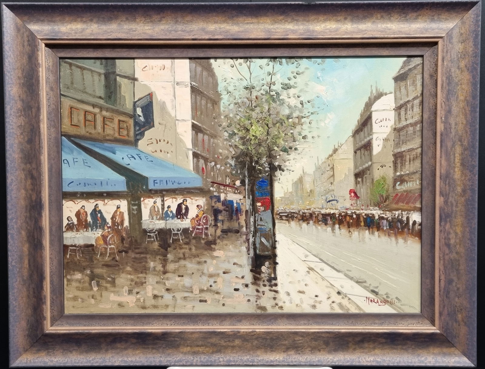 Marangoni Original Oil On Canvas, Italian Artist (1 of 6)