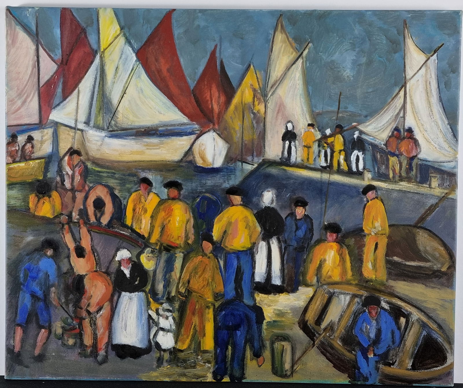 20th Century French School Oil On Canvas (1 of 5)