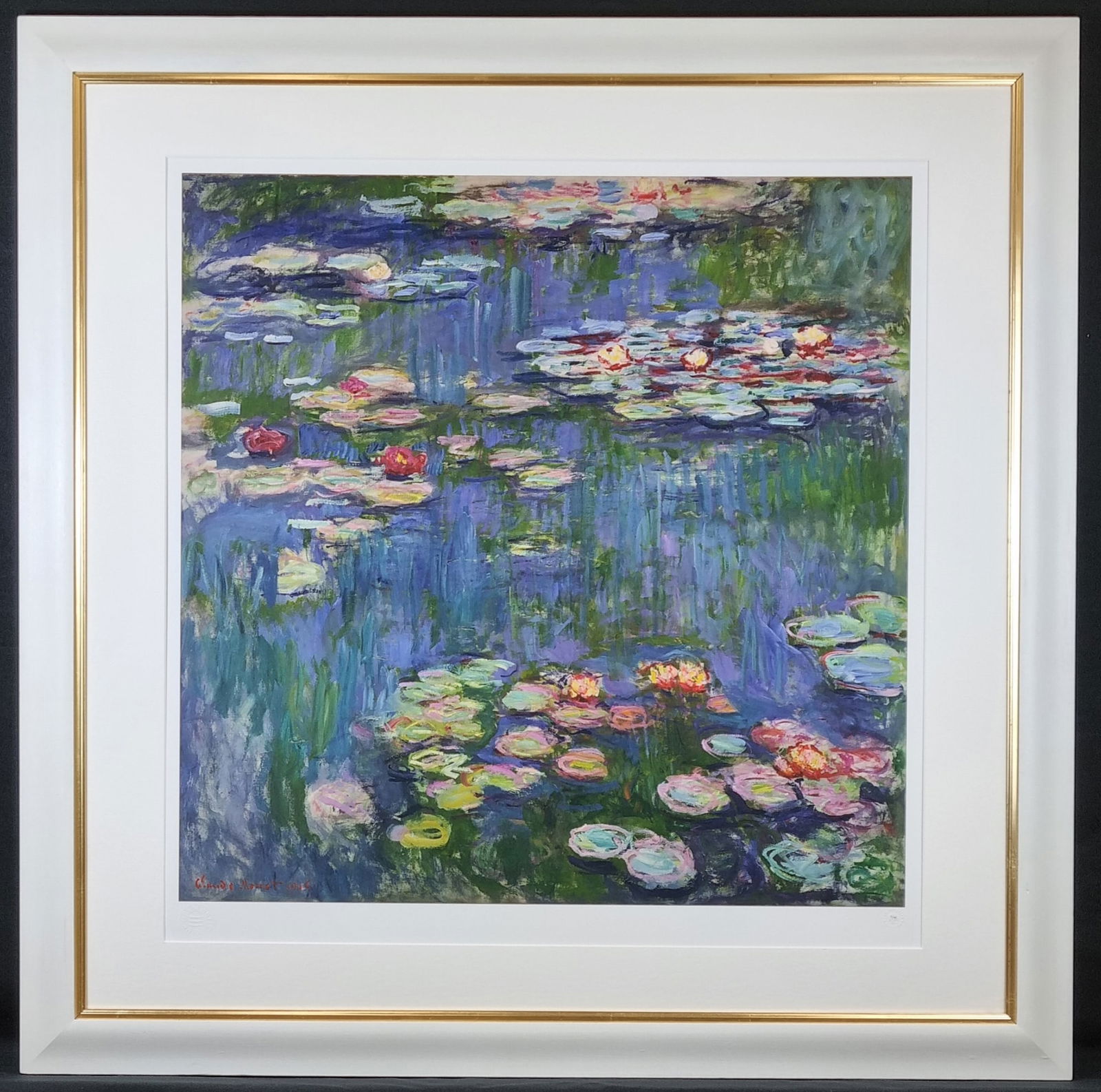 Claude Monet Limited Edition "Water Lilies, 1916" One of Only 95 Published. (1 of 11)