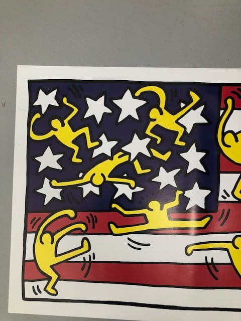 Keith Haring 'American Flag'. - 2