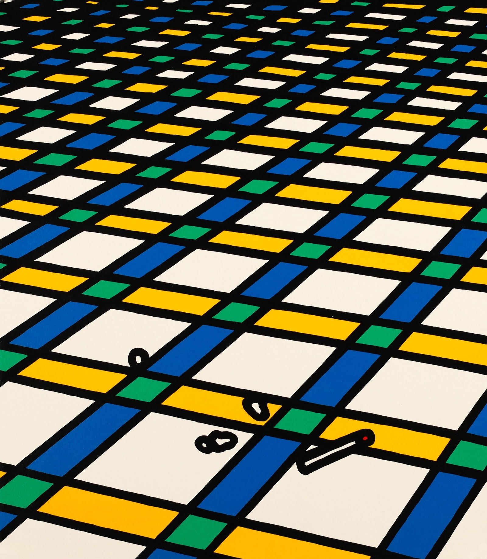 Patrick Caulfield Some Poems By Jules Laforgue 'And I Am Alone In My House' 1973 (1 of 1)