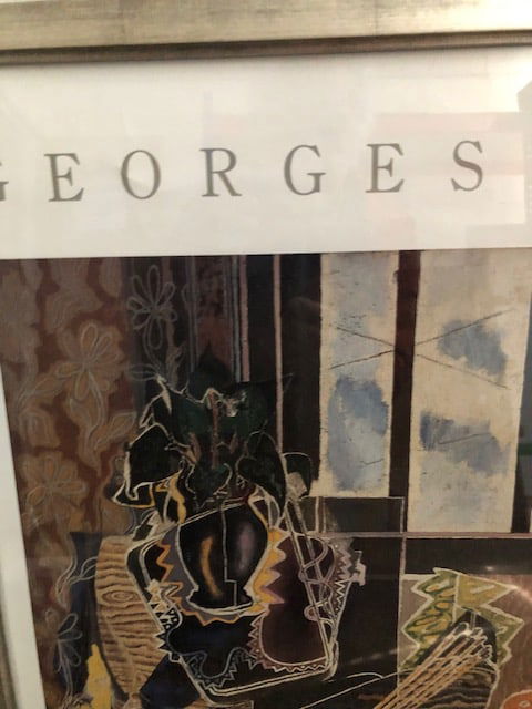 Georges Braque Exhibition Poster. Guggenheim New York 1988. - 3