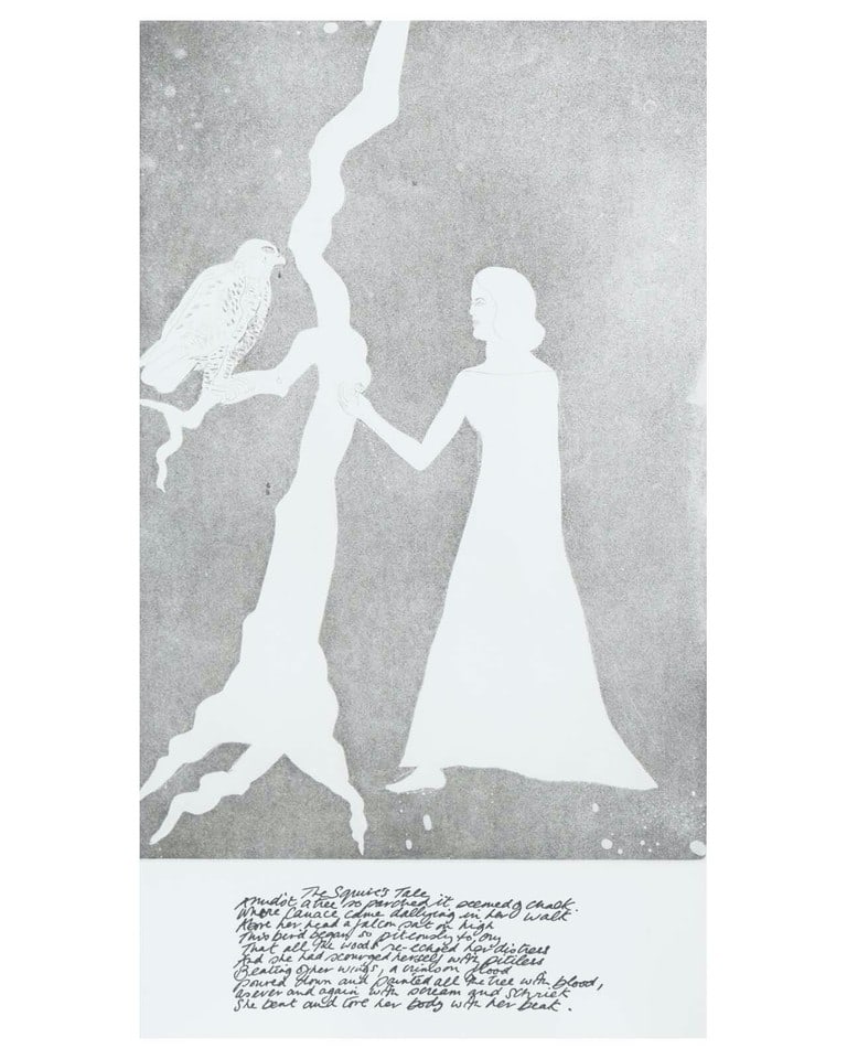 Elizabeth Frink - ' The Squire's Tale' From Chaucer's Canterbury Tales. Etching 1972 (1 of 2)