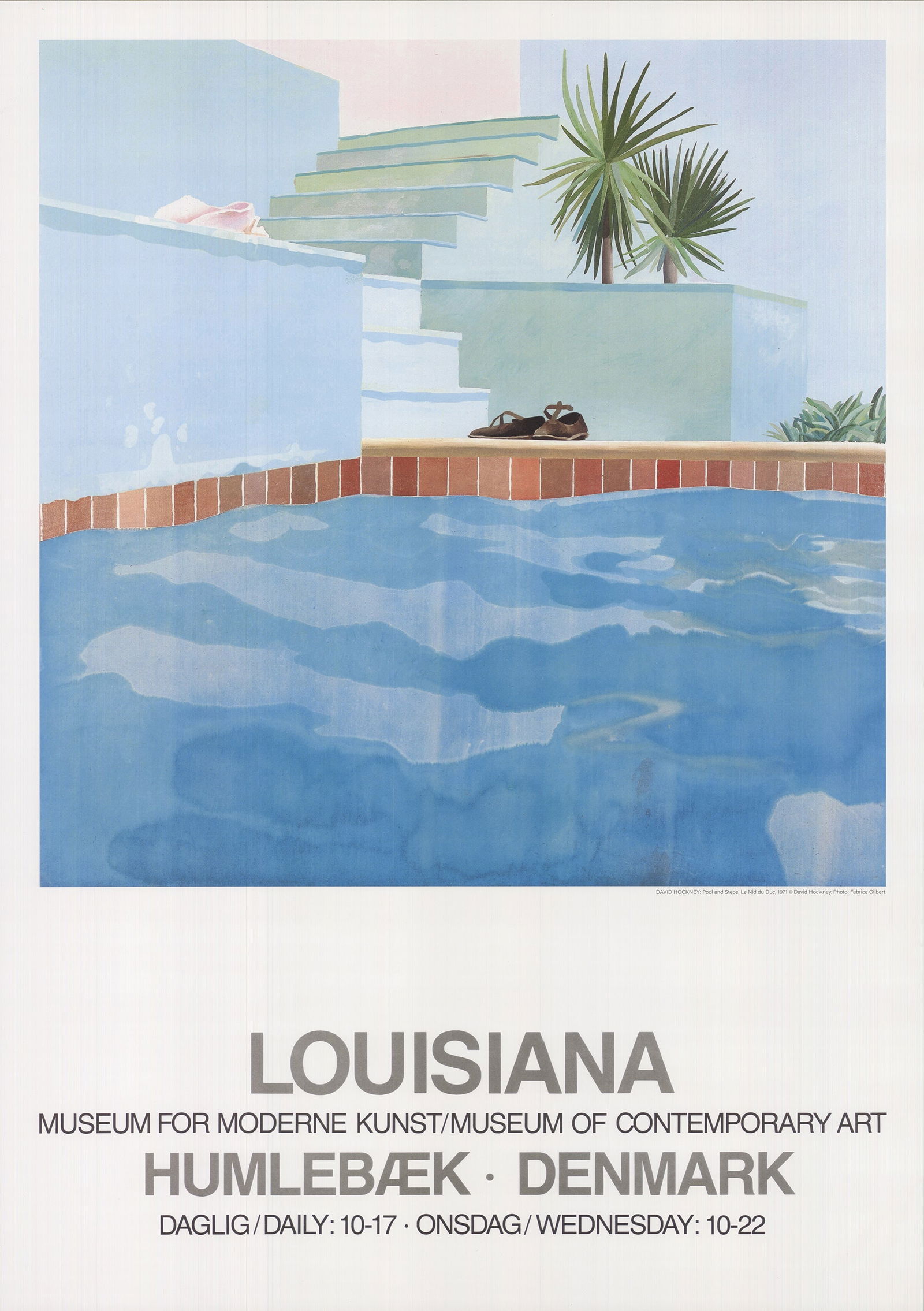 David Hockney 'Pool and Steps' 2021 Edition Only 500. Certificate of Provenance. (1 of 2)