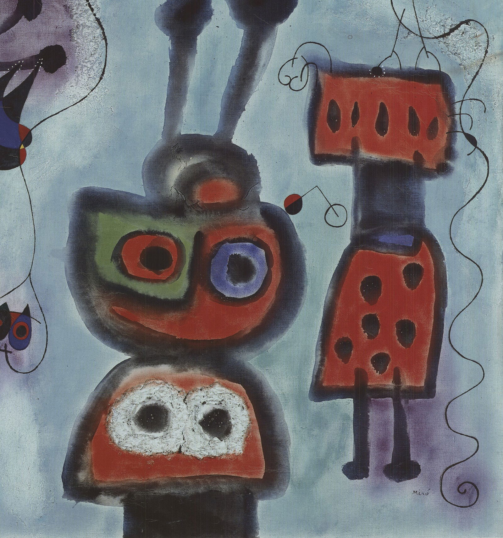 Jean Miro 'Bird With A Calm Look, It's Wings In Flames' - 3