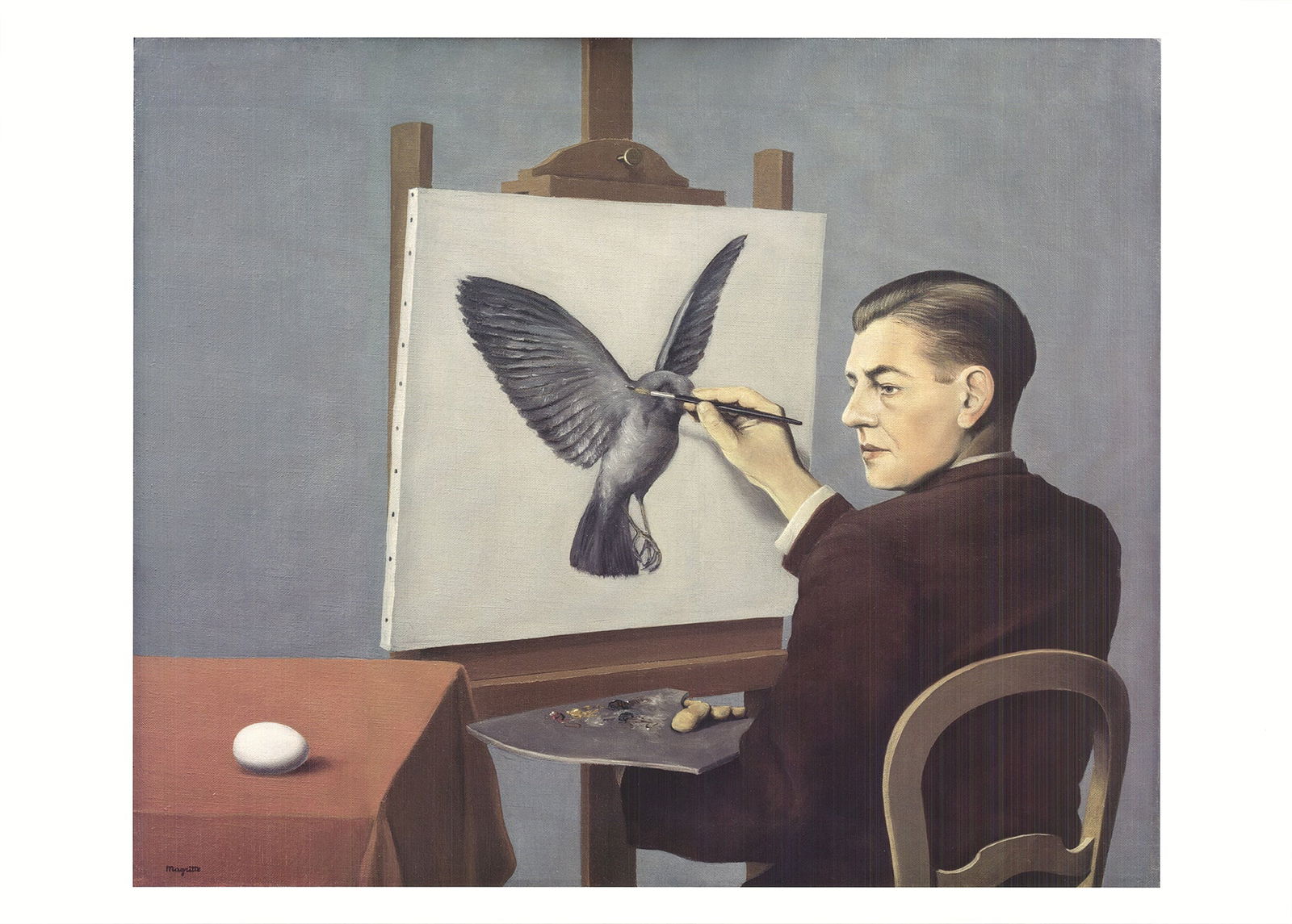 Rene Magritte 'La Clairvoyance' 2005 (1 of 3)